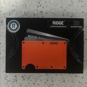 RiDGE Wallet Basecamp Orange